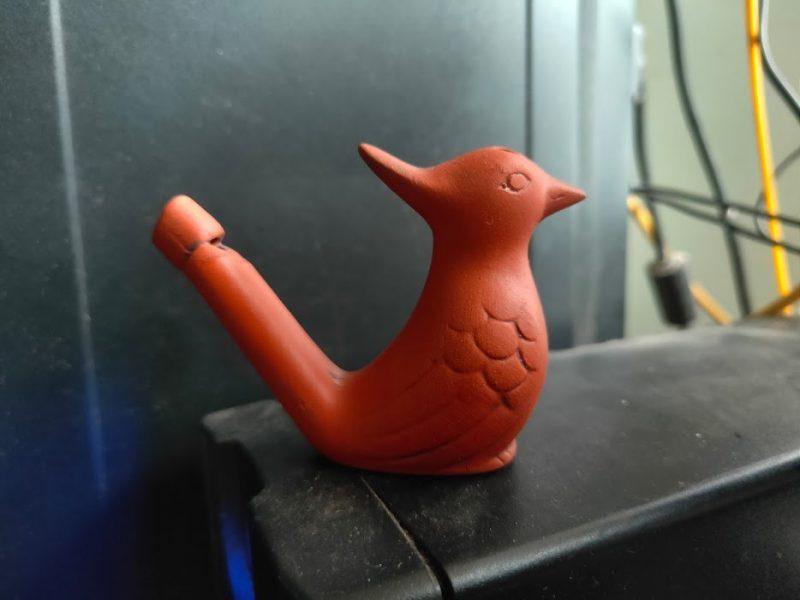 clay water bird whistle