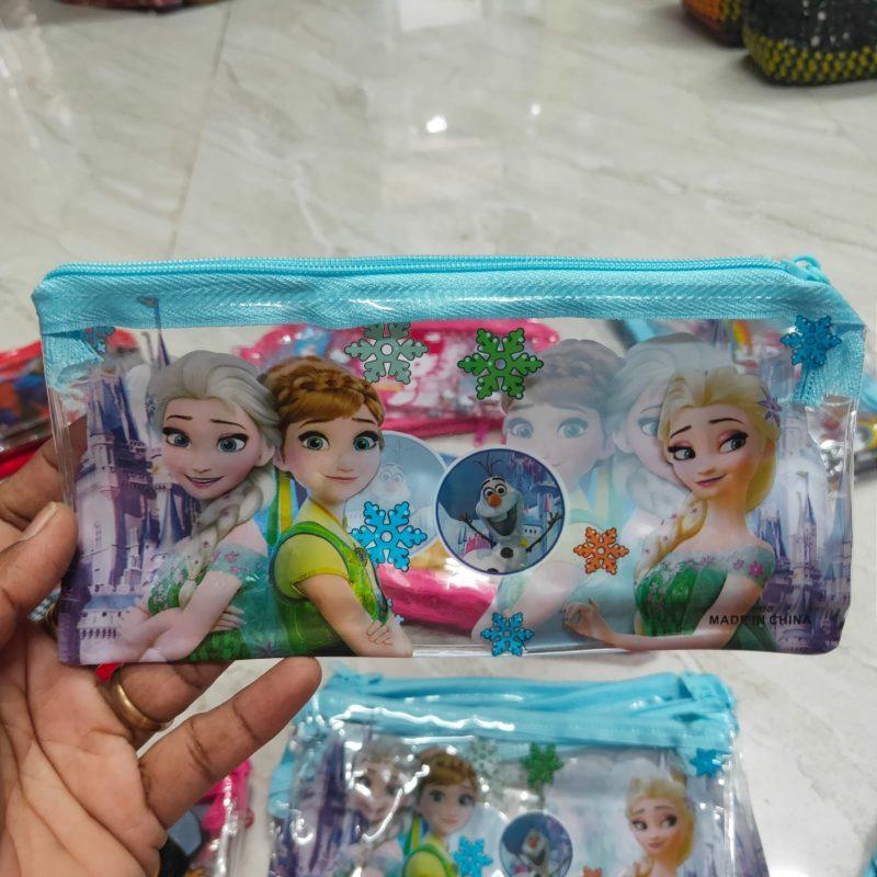 Frozen cartoon transparent pouch